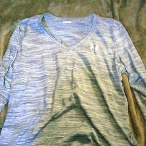 Under armour, long sleeves, blue green, lightly used